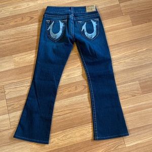 True Religion Jeans size 27 inseam (28in petite length) dark blue